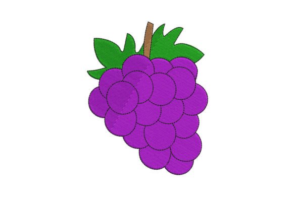 Grape Embroidery Digitizing