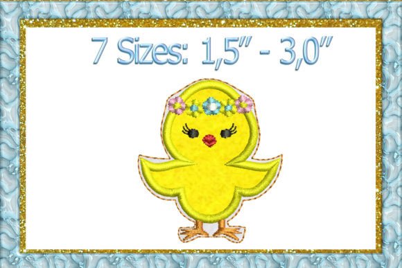 ITH Easter Chick Feltie Embroidery