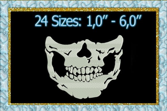 Skull Smile Embroidery