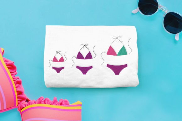 String Bikini Mini Embroidery
